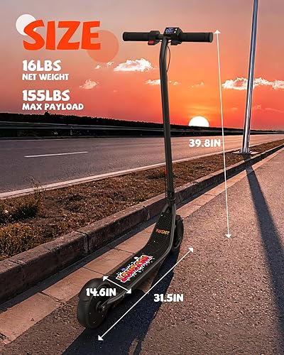 Miniatura 32 de Maxshot Scooter eléctrico, neumático de 8.5 pulgadas/10 pulgadas/14 pulgadas, velocidad máxima de 16/19/22 Mph, 12/16/21/27/28/49/50 millas de largo