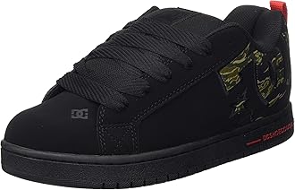 DC Shoes Men's Court Graffik Se Skateboarding Shoes, Black (Camo CMO), 6 UK
