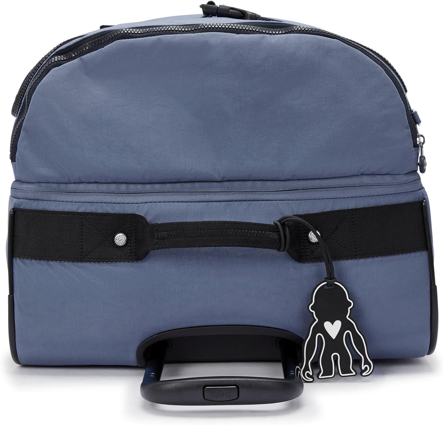 Kipling Aviana Large Rolling Duffle Bag Blue Lover
