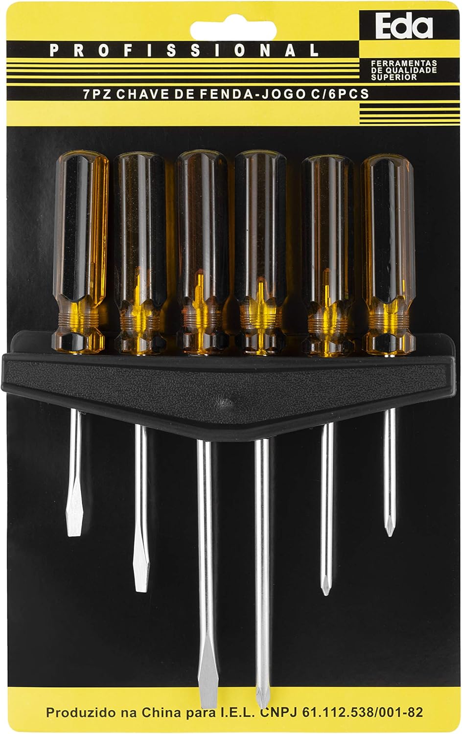 As melhores chave de fenda custo benefício 3 3) EDA – Kit com 6 Chaves de Fenda e Phillips