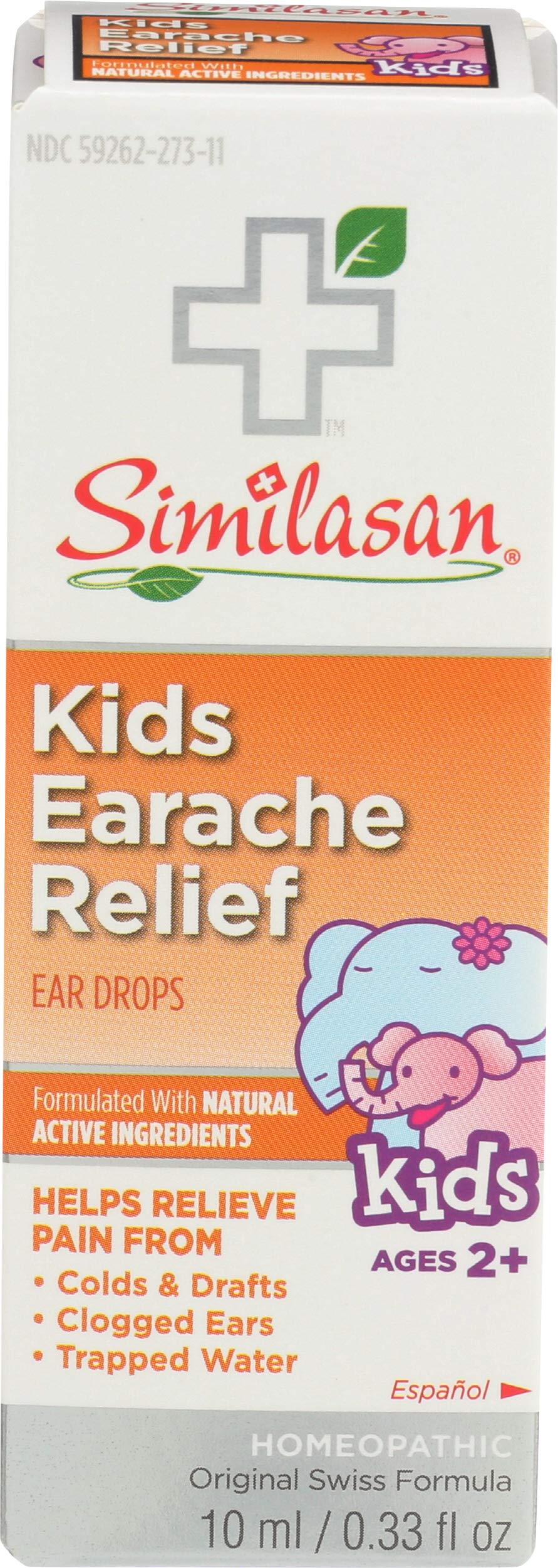 SimilasanKids Earache Relief Drops, 0.33 Fl Oz