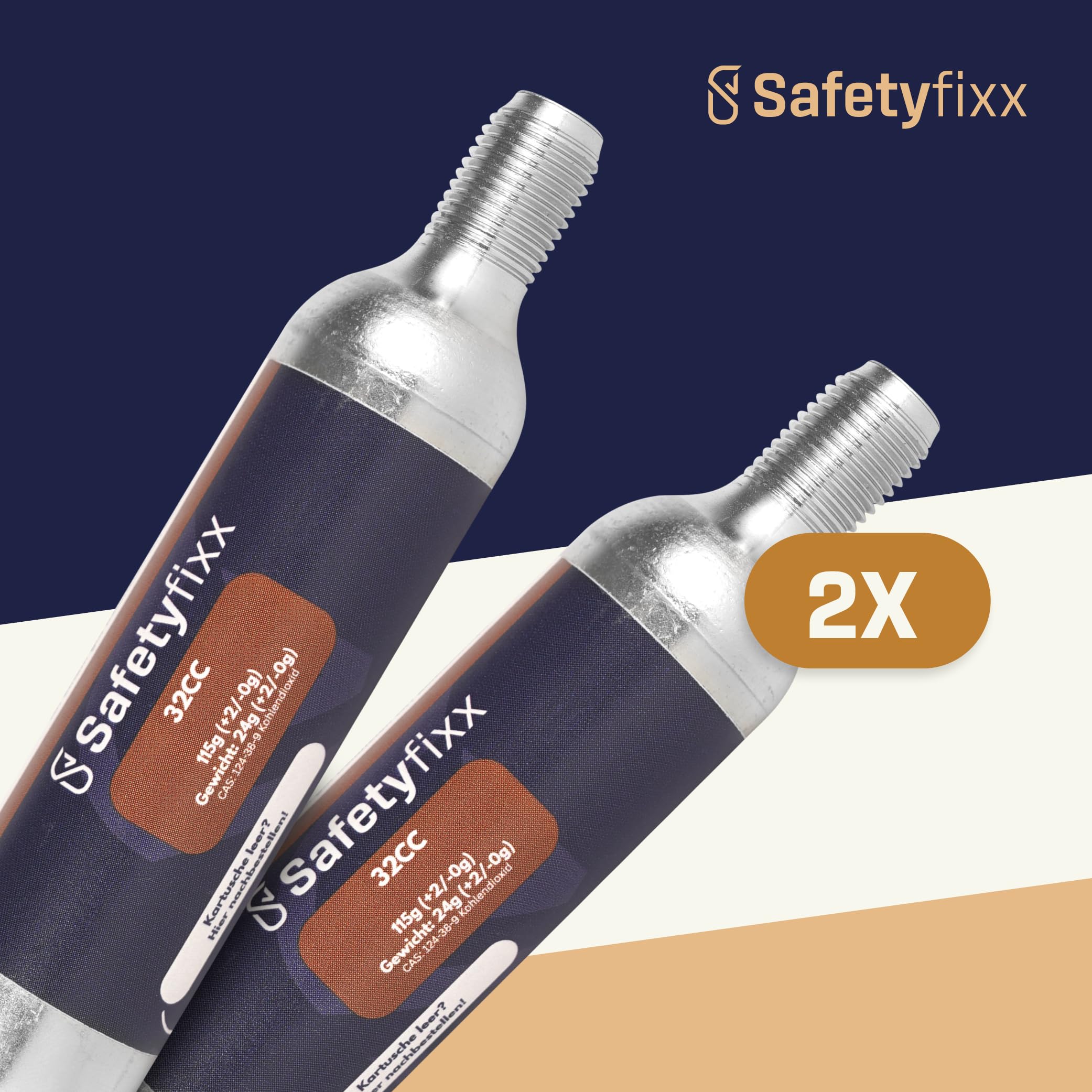 CO2 Gaskartusche 21CC-100CC Ersatzkartusche