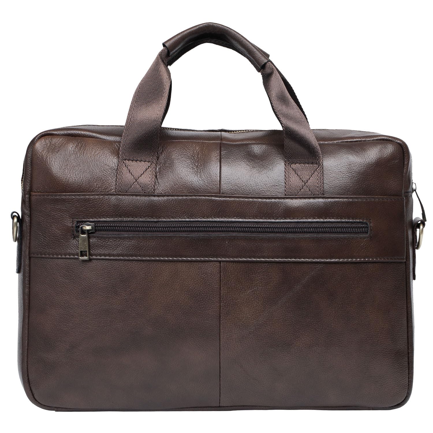 BTDAO Leather Briefcase 15 inch Laptop Bag Messenger Shoulder Work Bag Crossbody Handbag for Business Travelling for Men Father Husband