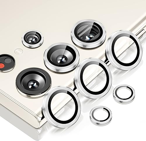 WSKEN Protector de lente de cámara para Samsung Galaxy S23 Ultra, modo de disparo nocturno Resistente a los arañazos HD de vidrio templado de metal disponible en Yaxa Peru