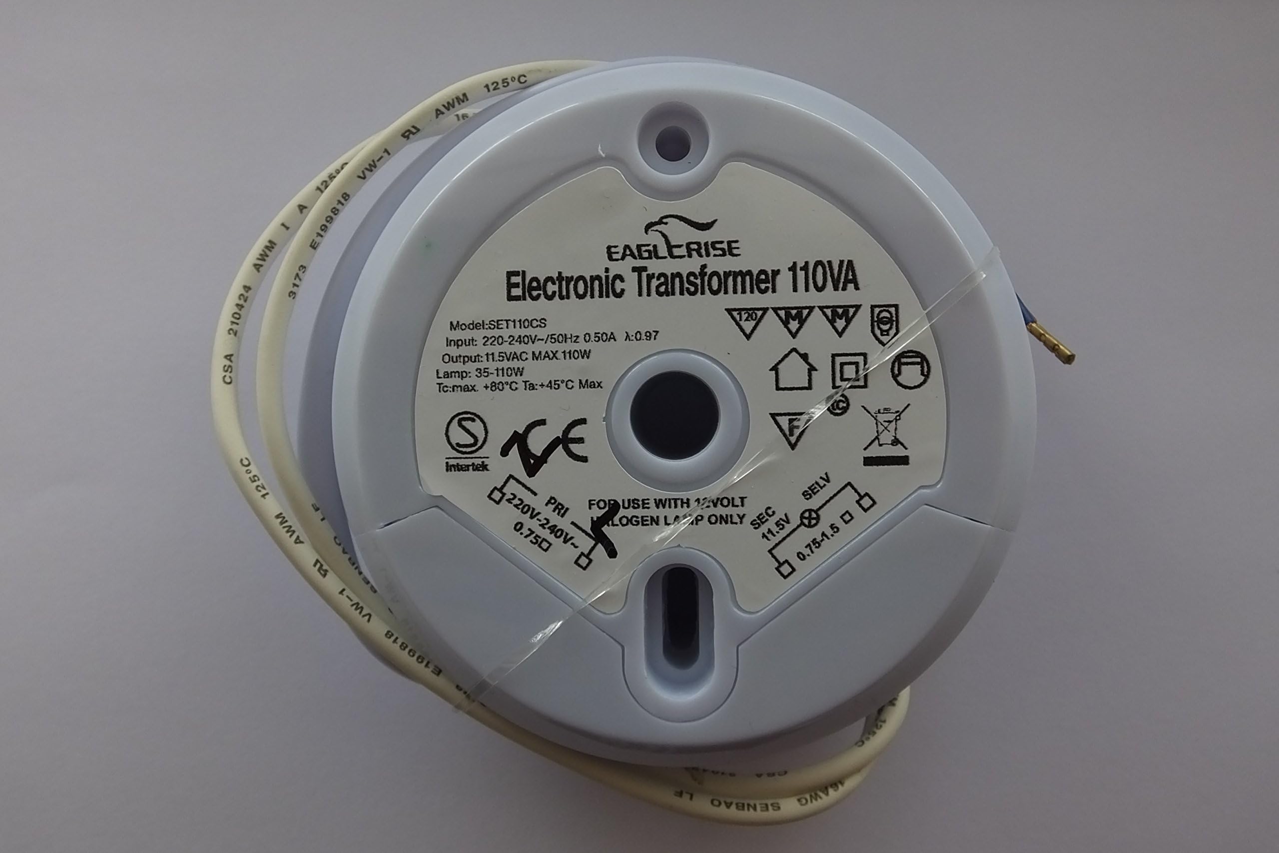 EAGLERISE SET110CS ELECTRONIC TRANSFORMER - FREE UK P+P!! - 1 YEAR GUARANTEE!!