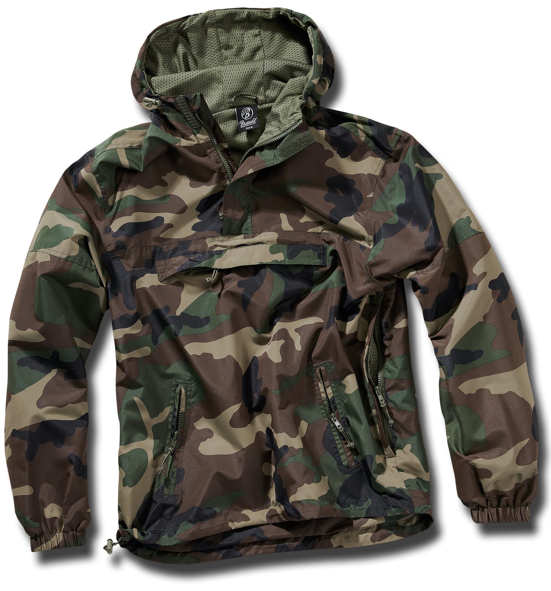 Brandit Summer Windbreaker US Version, Woodland, XL
