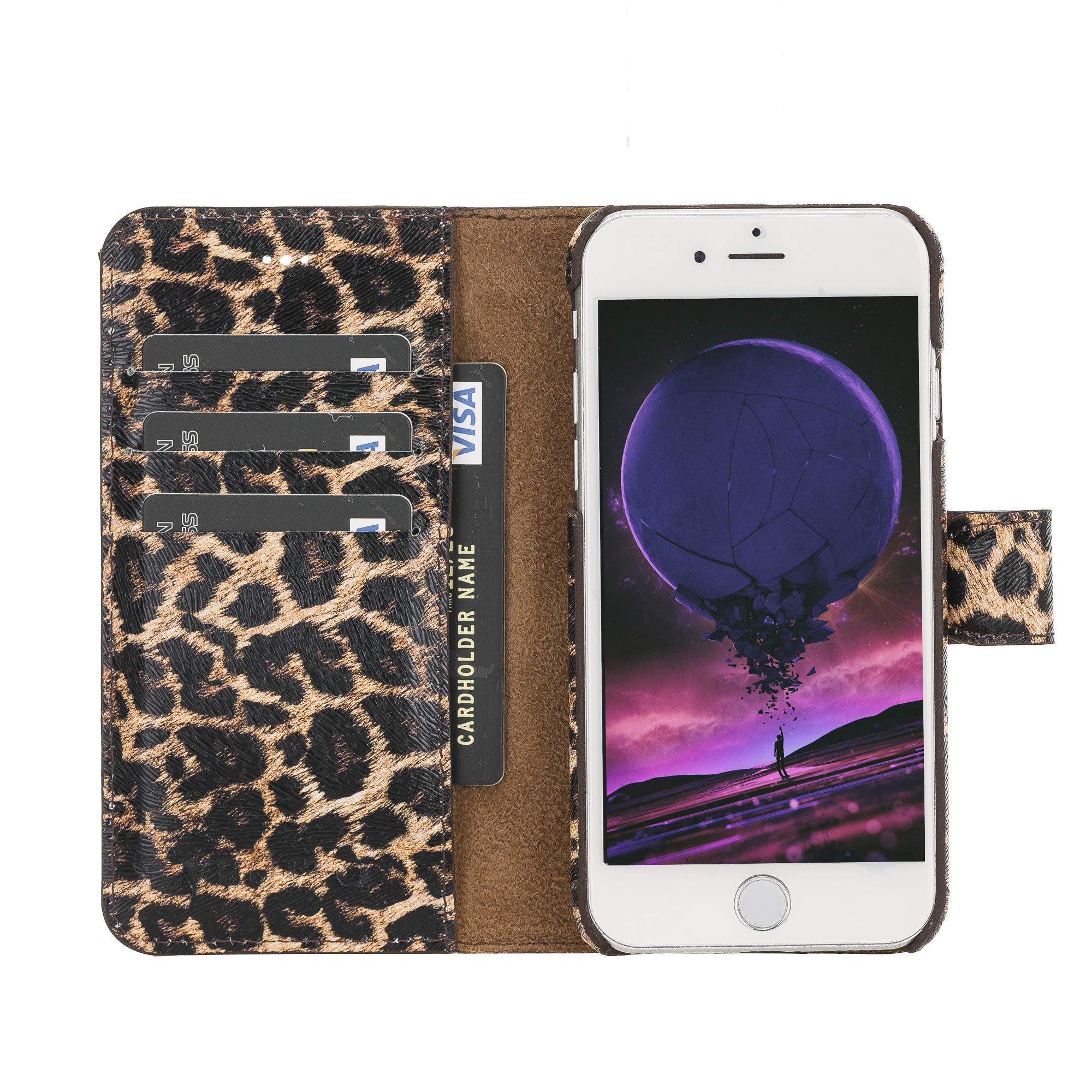 Venito Florence Leder-Hülle Für IPhone 13 Pro Max (6.7 Zoll) – Mit RFID-Schutz, Abnehmbarer Brieftasche & Magnetschutz