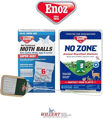 Miniatura 7 de Enoz Matamoscas con cabeza de malla de alambre con mango de metal (paquete de 3)