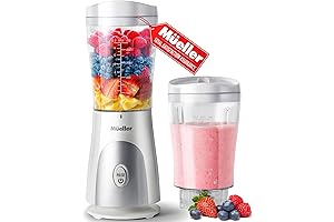 Mueller Ultra-Compact Miniature Blender for Shakes, Smoothies, and More