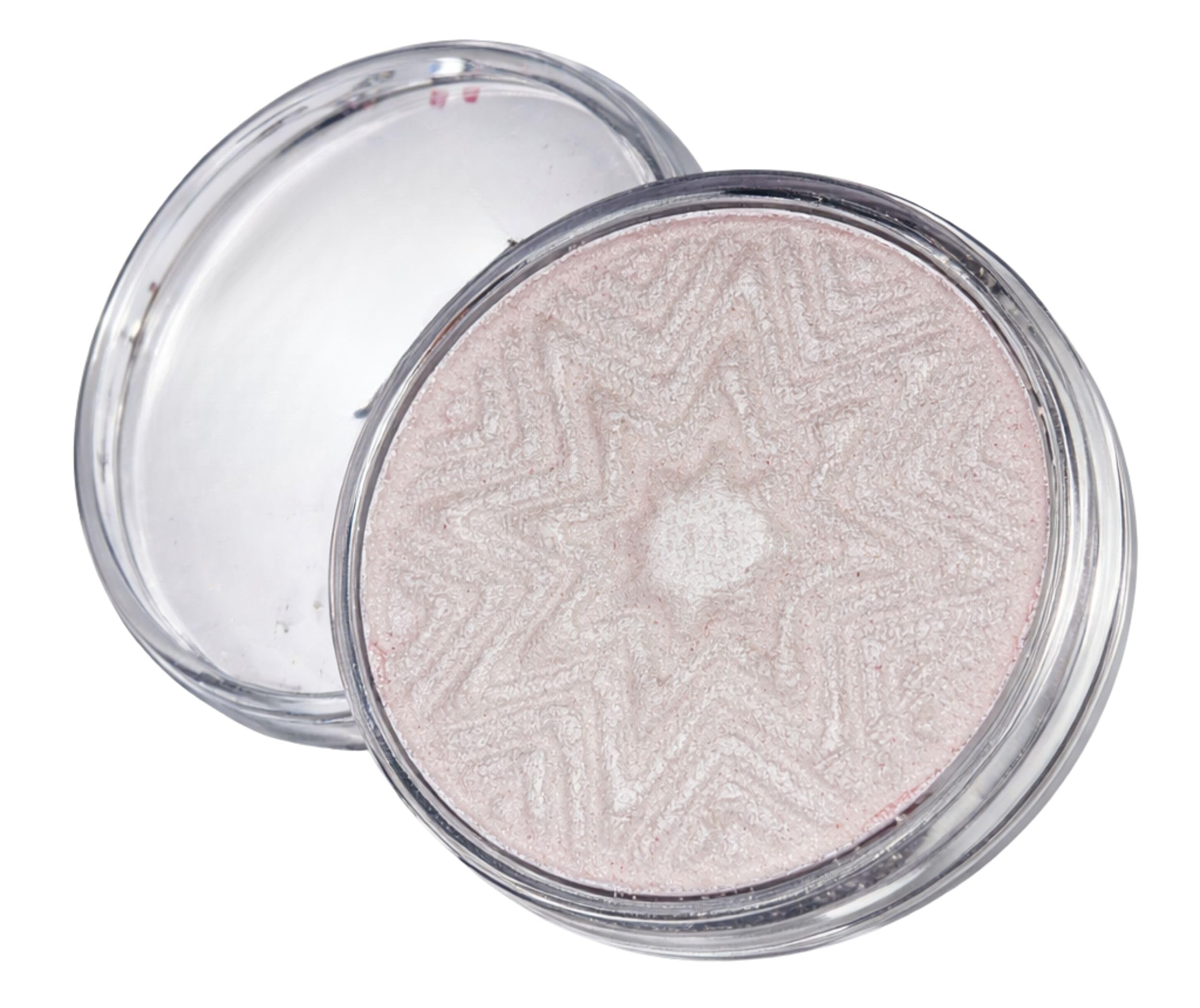 Professional High-Pigment Shimmer Highlighter & Eyeshadow – Glow Silver Pearl Pressed Powder with Star Embossed Pattern | Long-Lasting, Waterproof & Ultra-Blendable Face Glow for All Skin Tones (Silver)-image-26