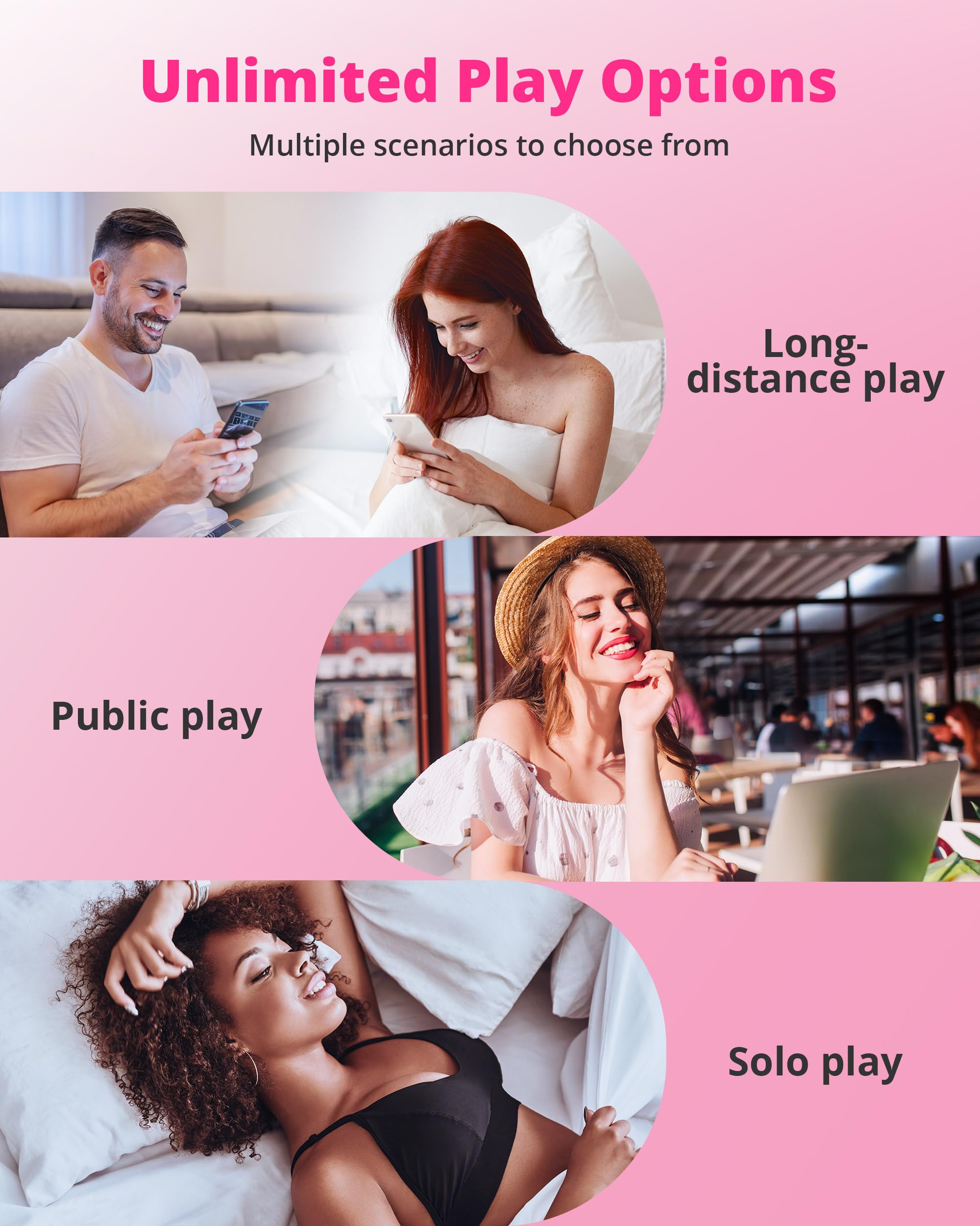 LOVENSE Ferri Vibrating Panties, Magnetic Mini Wearable Clit Vibrator with Remote Control Long Distance for Female Couple Sex Toy & Games Clitoral Stimulator Massager, Discreet, IPX7 Waterproof