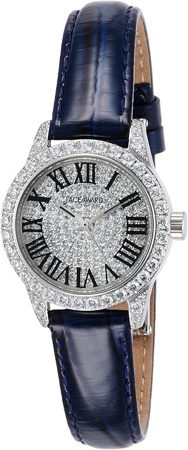 セット送料無料 [フェイスアワード] 腕時計 SV/SV/NV - レディース