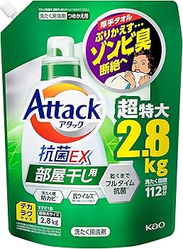 Amazon | 【Amazon.co.jp限定】【大容量】デカラクサイズ アタック抗菌