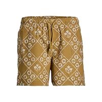JACK & JONES Jpstmaui Shell AOP Swim Shorts, Wood Thrush