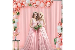 10x10 Blush Backdrop Curtain