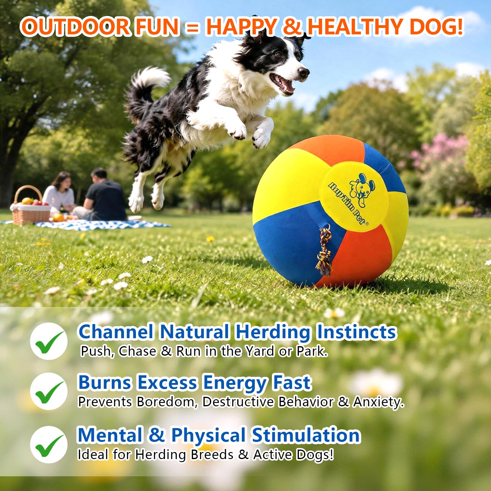 Hap Tim Herding Ball für Hunde, 1D