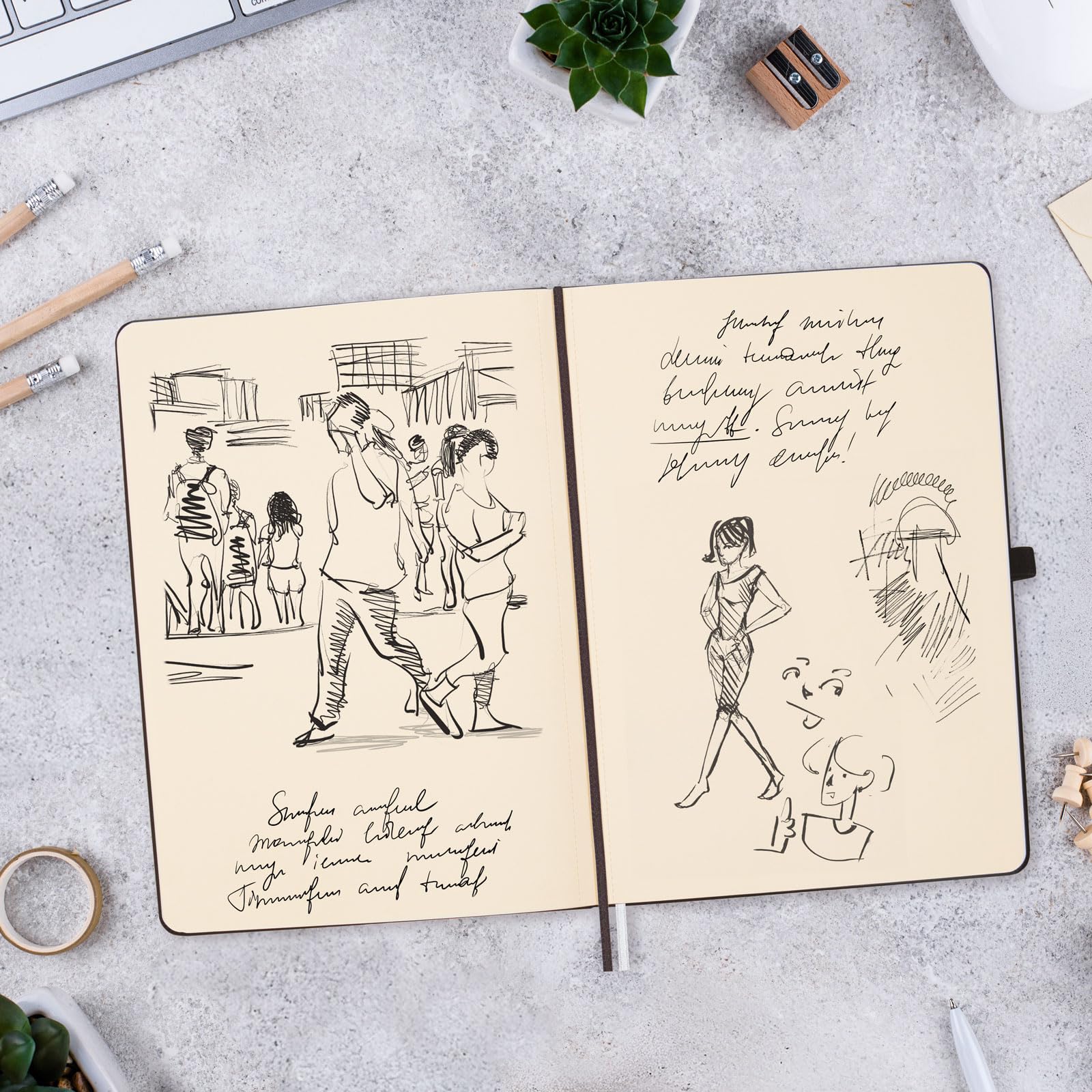 FINOCAM - Nexo Notebook Hard Cover Plain Dark Green, A5 - Image 3