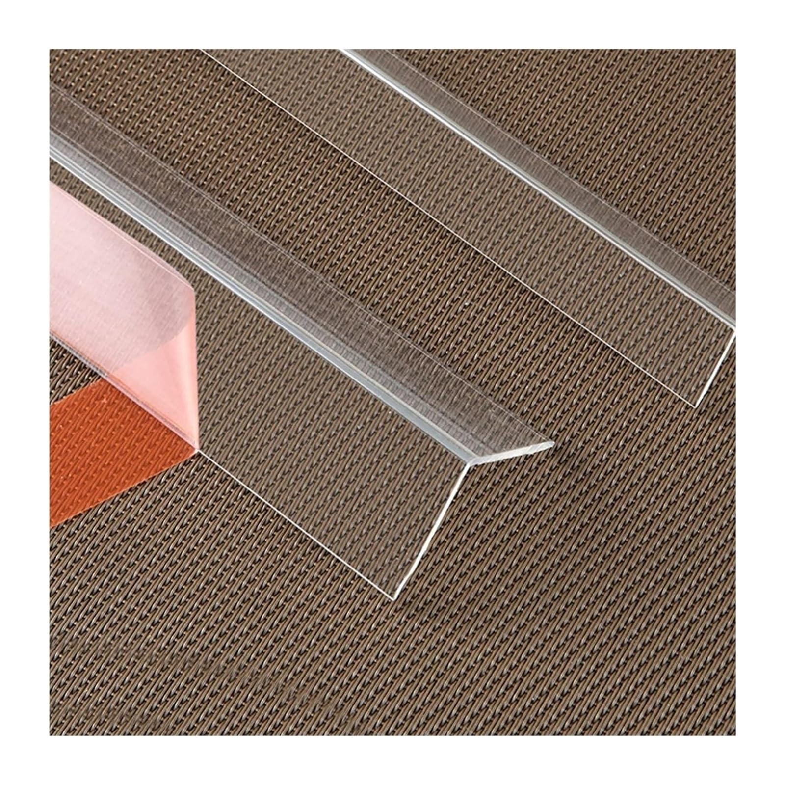 L Shape Wall Corner Guards, Clear PVC Wall Corner Protector Self-Stick 0.8-2M(1.5M)