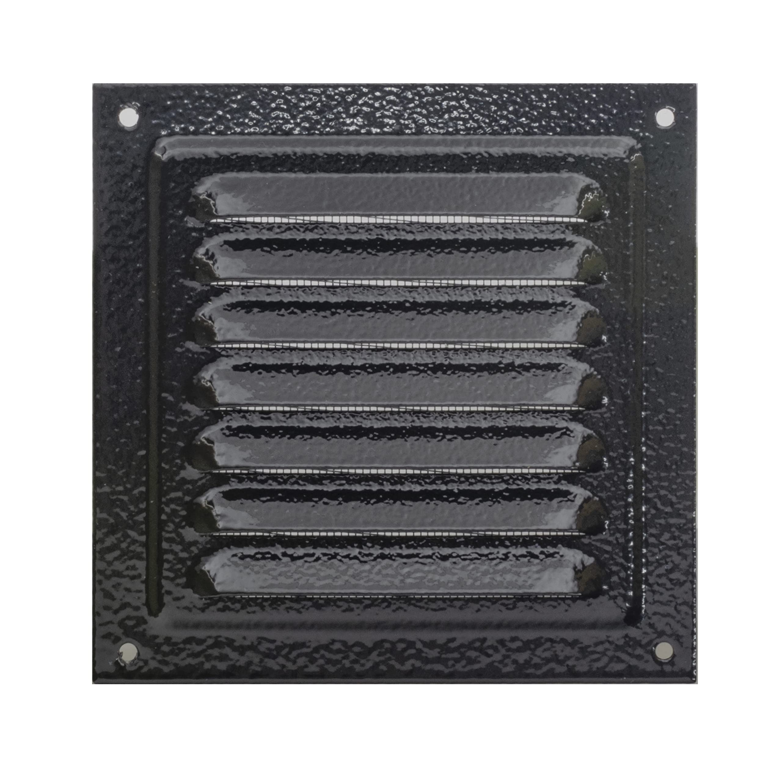 Metal Ventilation Grille Ventilation Ventilation (12.5 x 12.5 cm, Black)