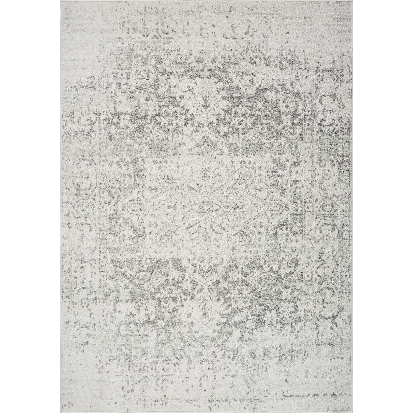 Livabliss Juliette Syracusa Tapis Vintage 160x220 cm – Gris, Beige, Bohème