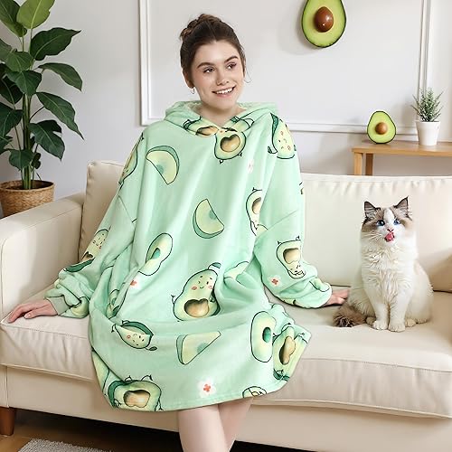 Miniatura 5 de AmyHomie Manta con capucha para adultos y adolescentes, manta con capucha Sherpa de gran tamaño, cálida y acogedora como regalo de cumpleaños de