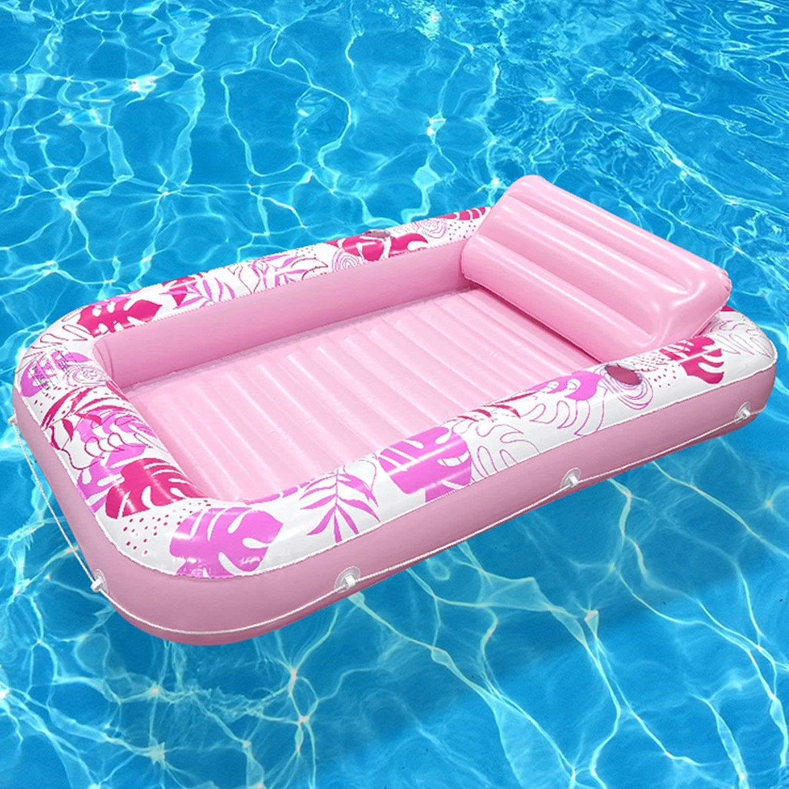 Flotteurs gonflables pour la piscine Radeau Gonflable Motif Feuille