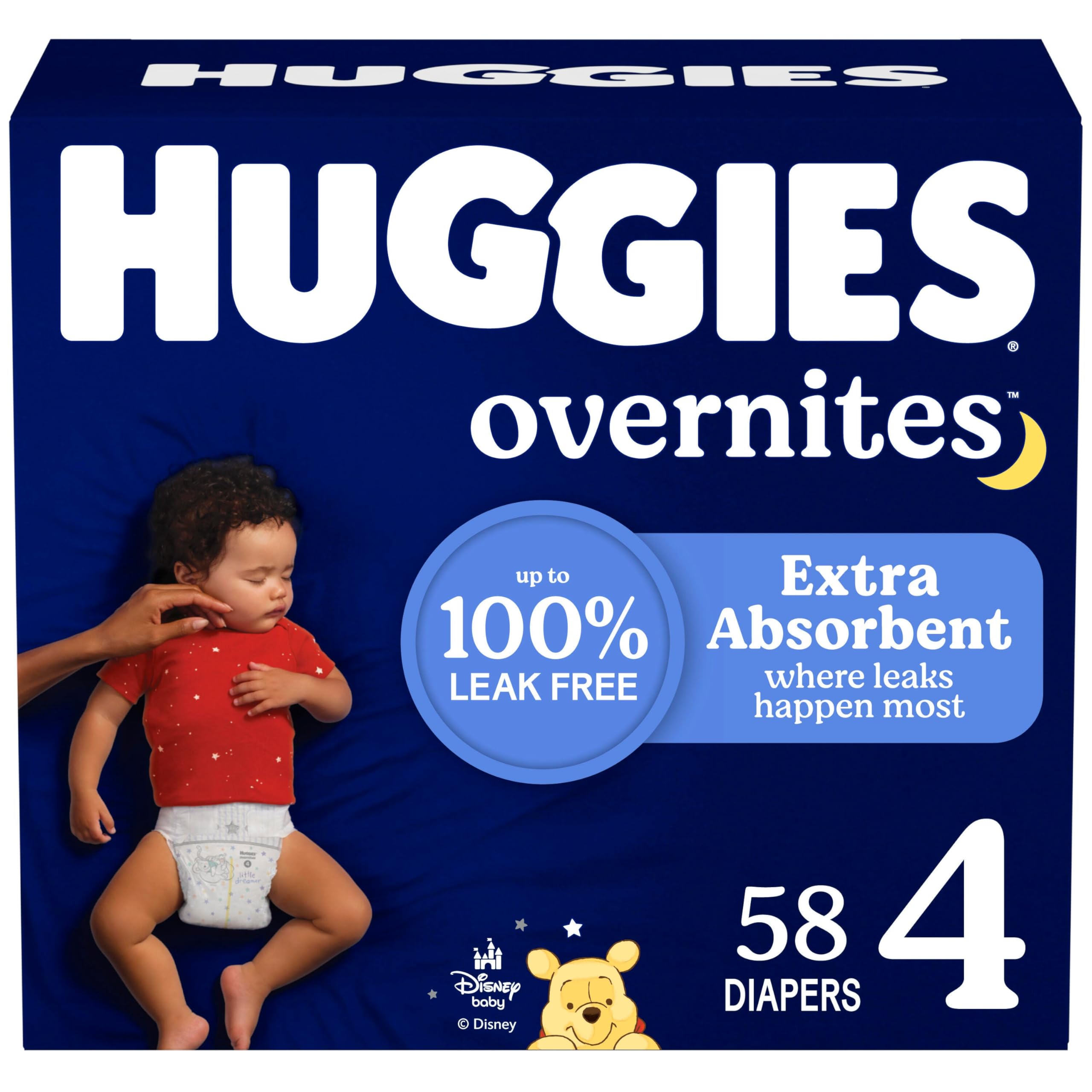 Huggies Overnites Size 4 58ct