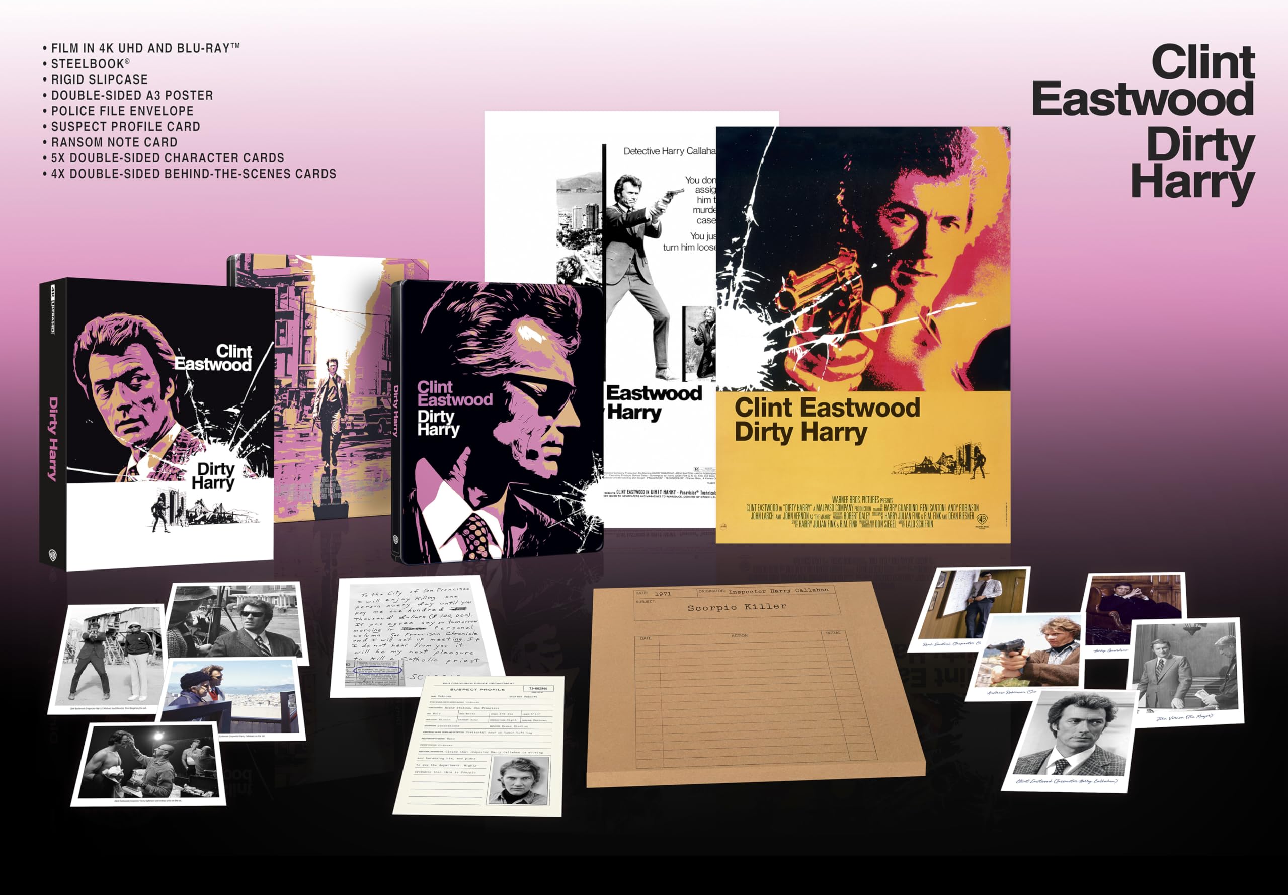 DIRTY HARRY COL ED UHD/STLBK [Blu-ray] [Region Free]