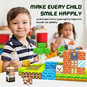Magnetic Blocks,Creative Building Toys for Kids, STEM Sensory Toys for Ages 3-5, 5-7, 8-13, Christmas Birthday Gifts for Boys & Girls