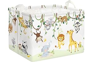 Clastyle Vine Woven Handmade Woodland Theme Baby Toy Bins Nursery Room Decor...