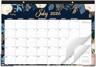 Sponsored Ad - Desk Calendar 2026-2027 - Jul. 2026 - Dec. 2027, 18 Months Large Monthly Desk Calendar, 17" x 12", Desk Pa...