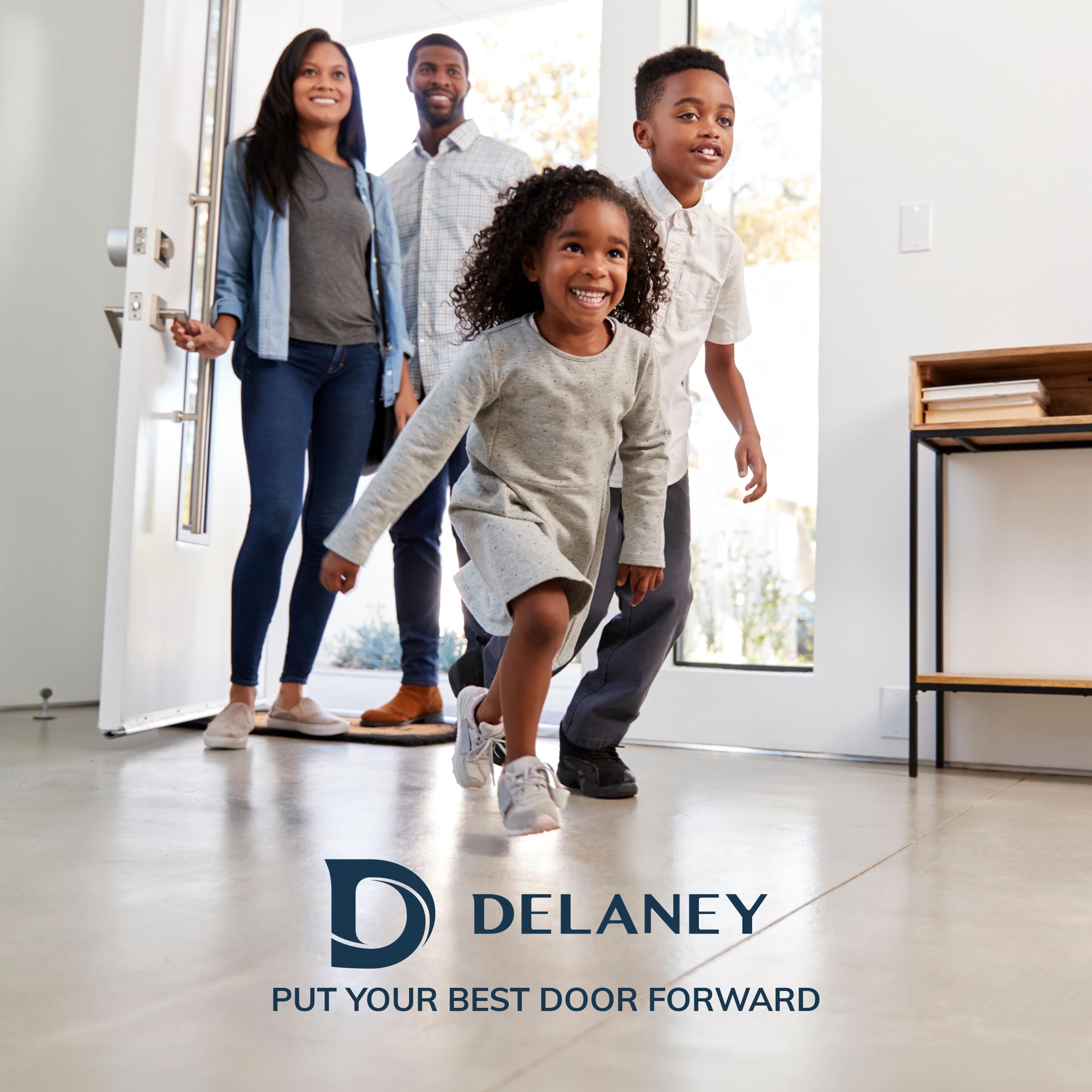 Delaney Hardware 370009 Contemporary Entry Square Pocket Lock