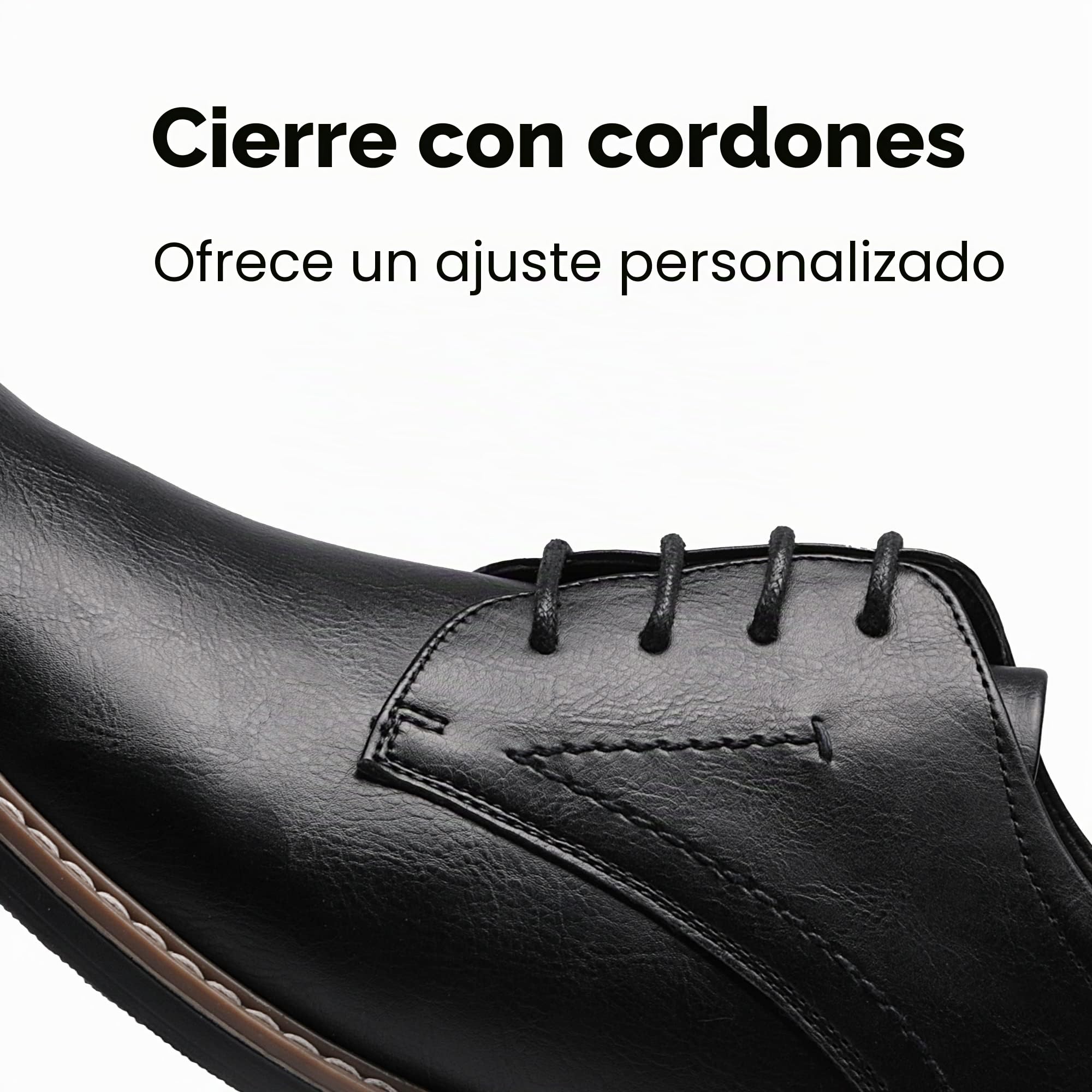 Bruno Marc Zapatos Vestir Derby Homres Zapatillas de Cordones Oxfords para Hombre