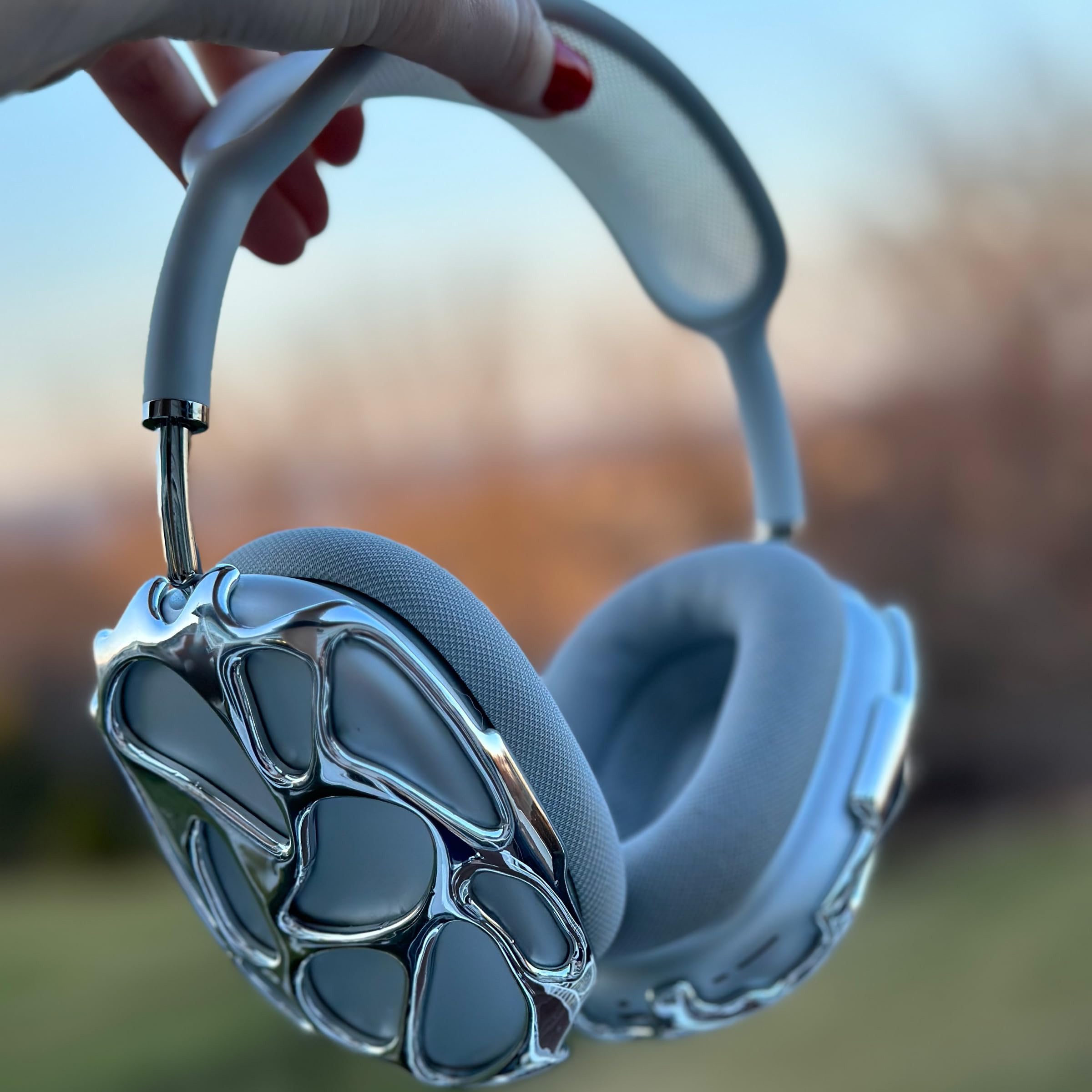AirPodsMAX シルバー　本体➕カバー Amazon | AirPods Max 用 ケースカバー AirPods Max 用 柔らかい