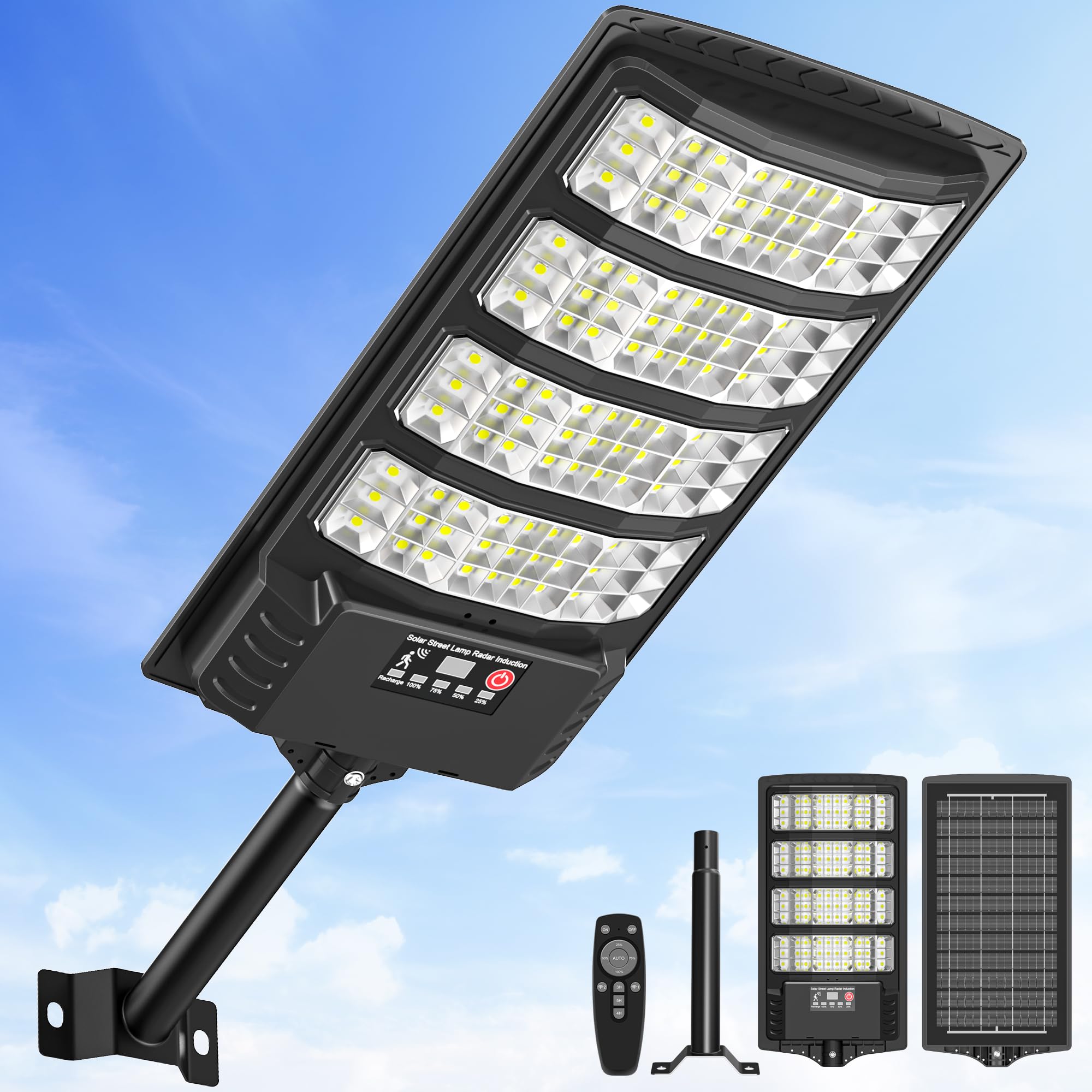 10000W Solar Street Lights Outdoor Waterproof 7000K Nigeria