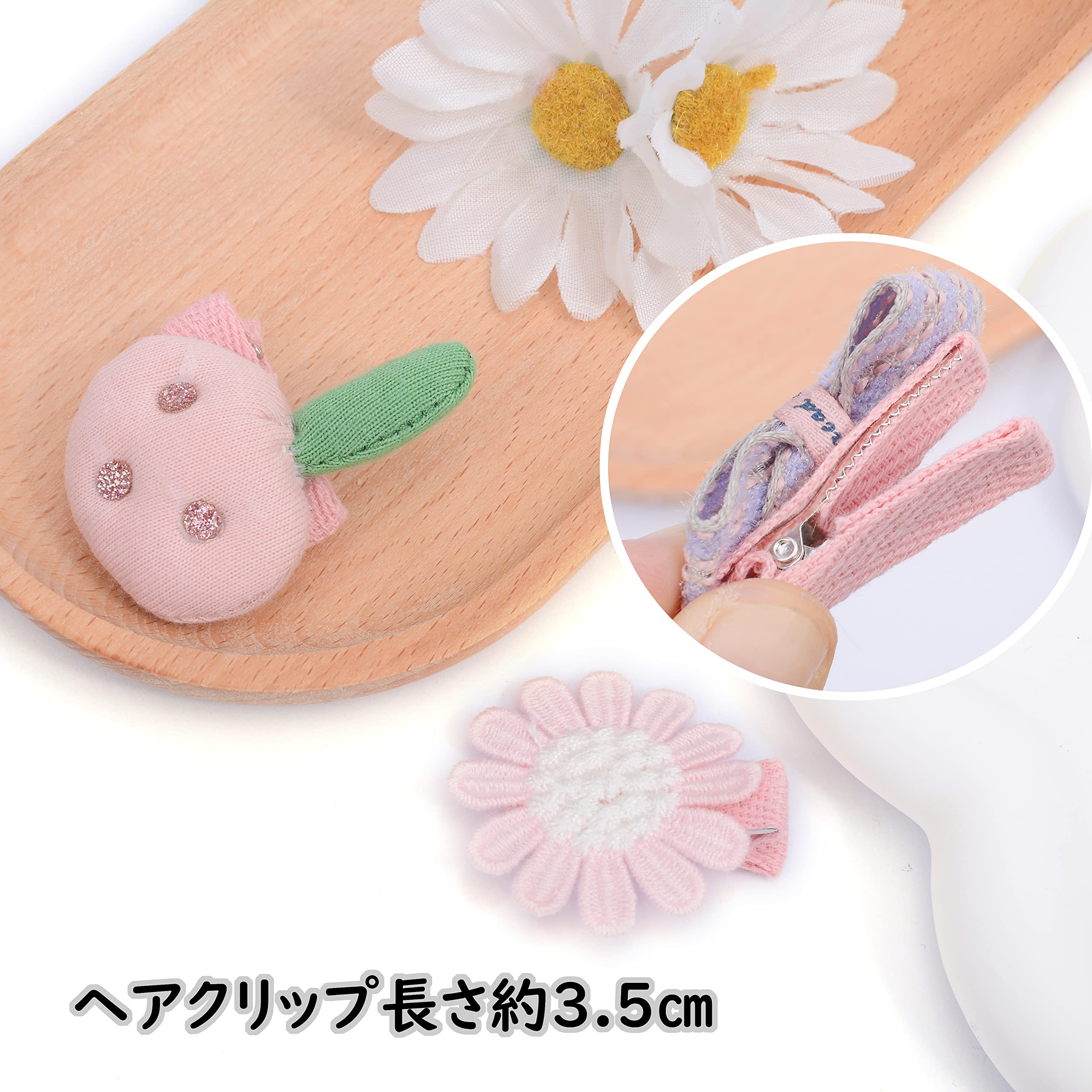 ぷっくり刺繍 花柄リボン ベビーヘアクリップ ヘアピン ヘアゴム ヘアアクセサリ Amazon | BIANHUAN ベビー ヘアクリップ 赤ちゃん ヘアピン リボン 花