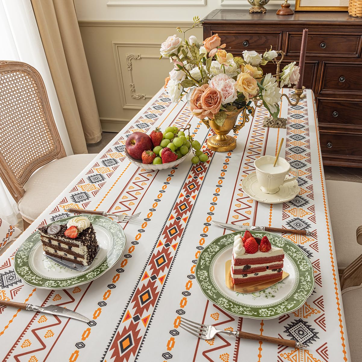 Amazon｜SXYITEテーブルクロス 撥水 北欧 table cloth 長方形