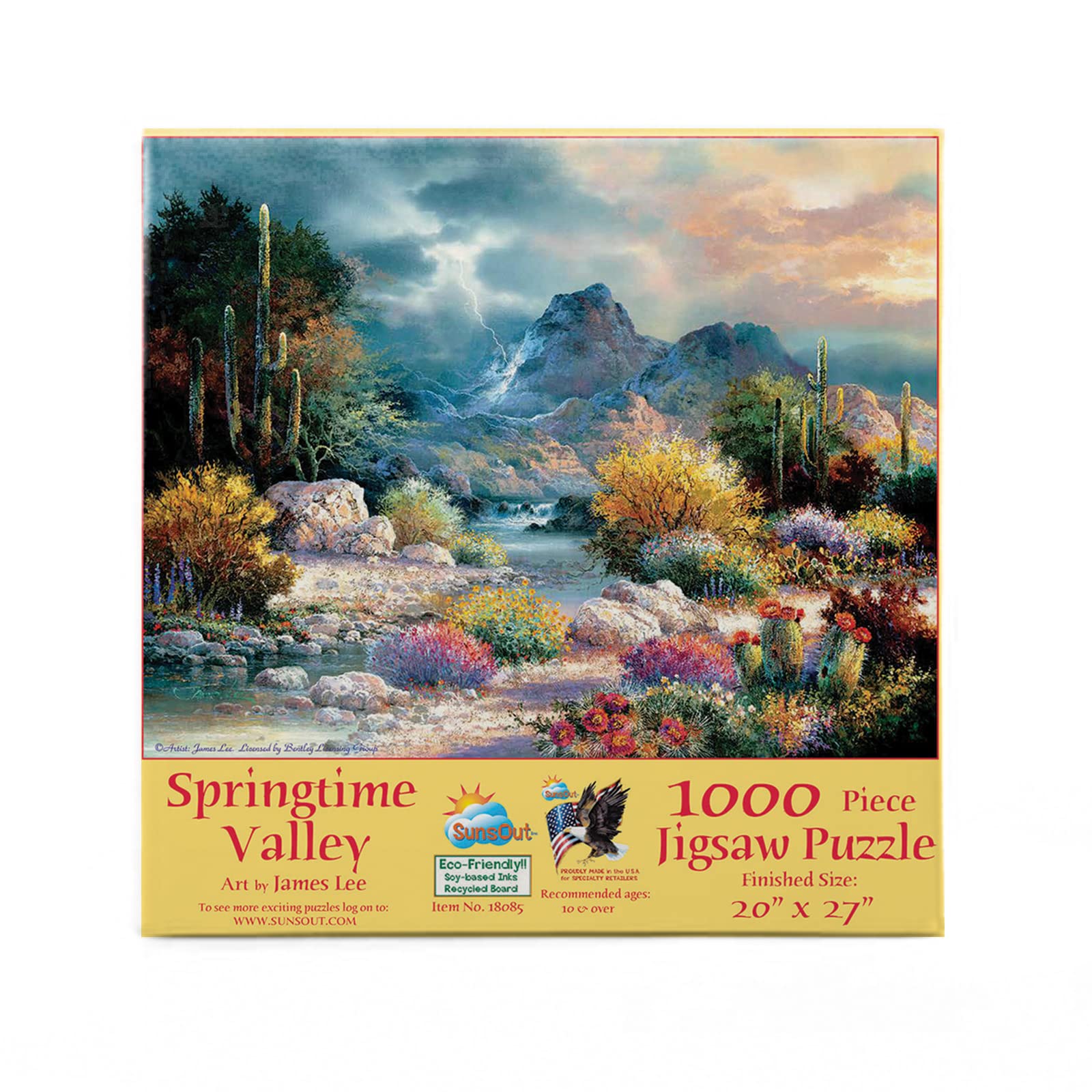 Amazon.com: SUNSOUT INC - Springtime Valley - 1000 pc Jigsaw