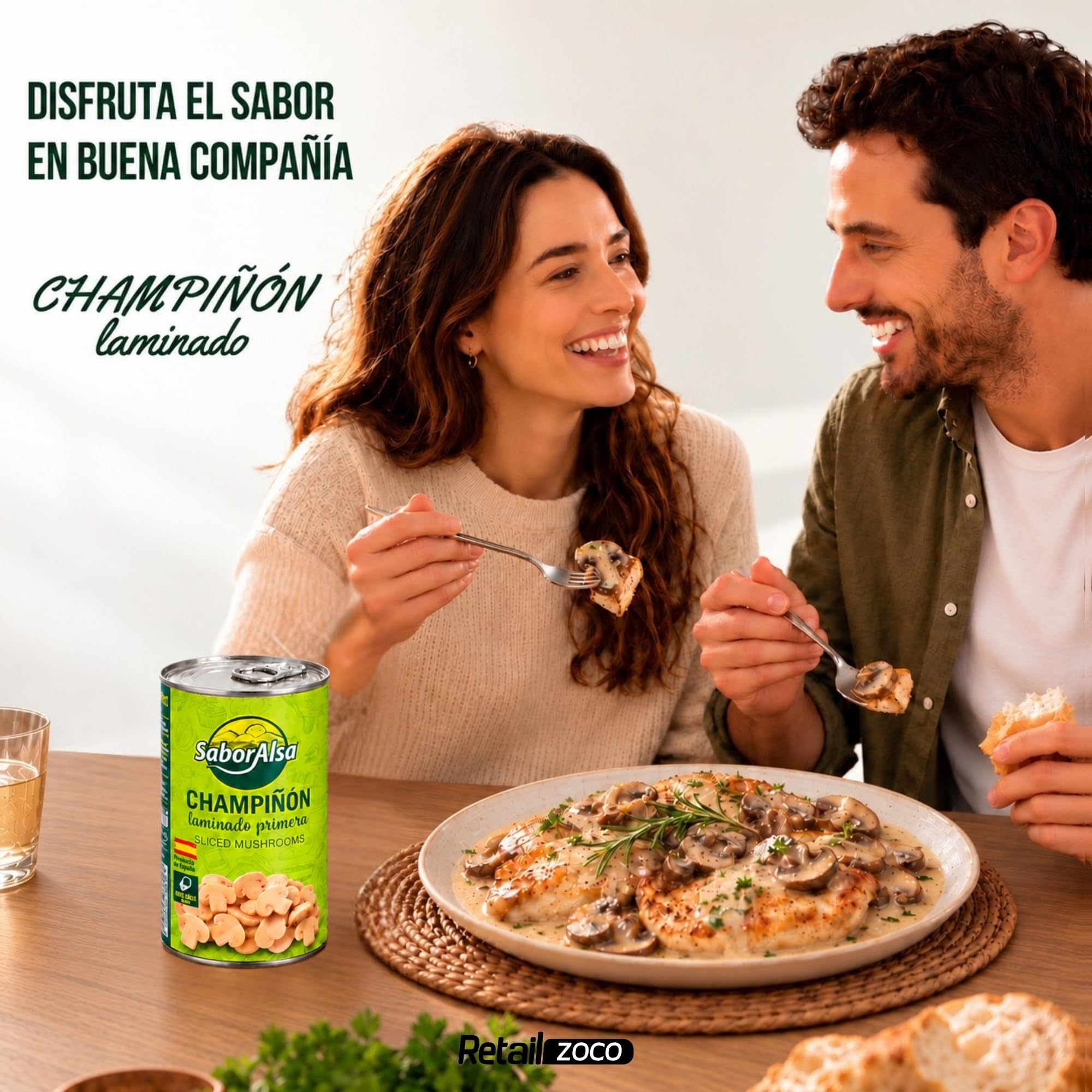 Champiñón Laminado Primera 170 g | 6 Unidades de 170 gr - imagen 6