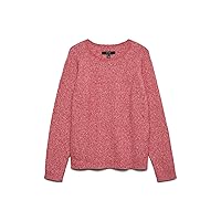VERO MODA Vmdoffy LS O-Neck Blouse Ga Noos, Rosso-High Risk Red