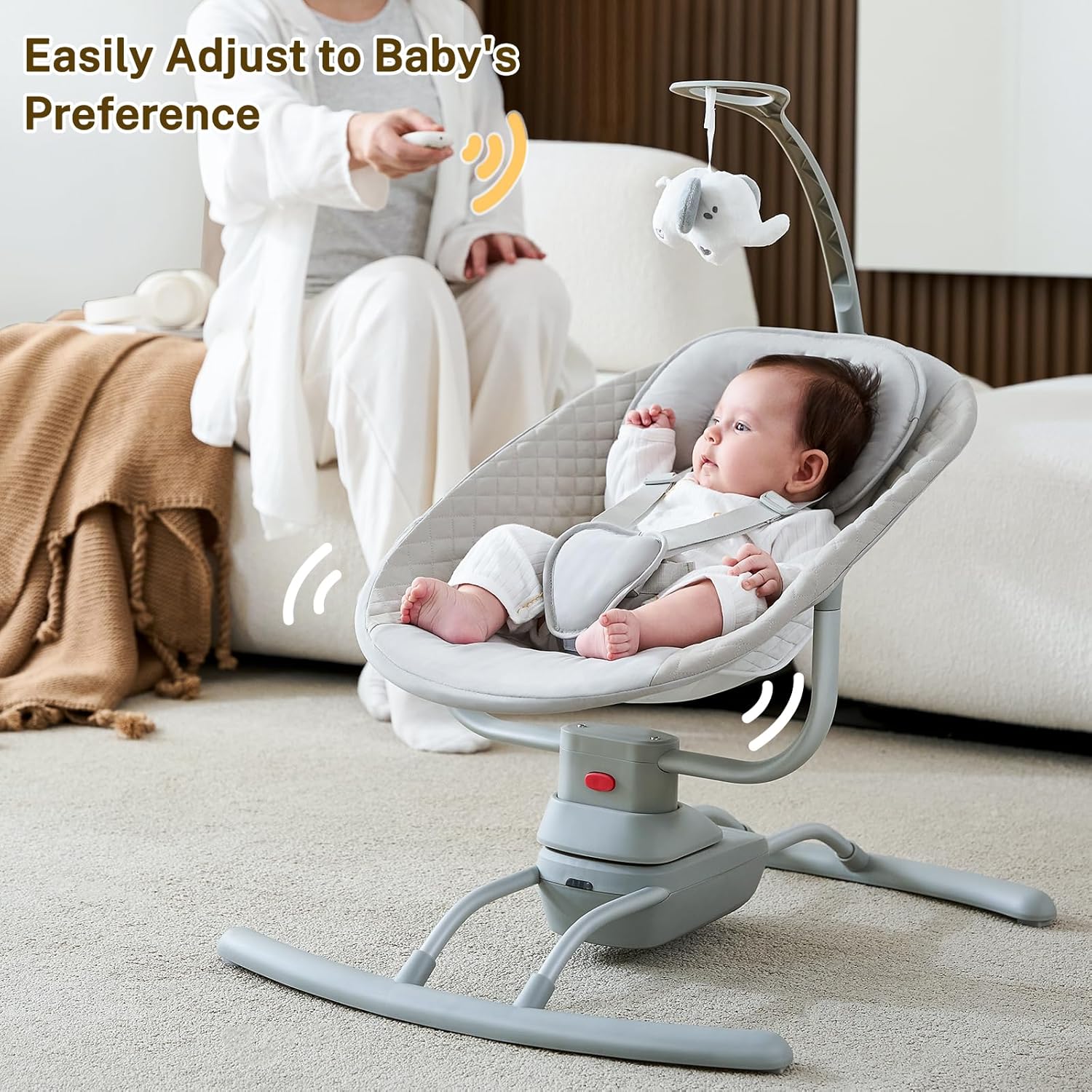 Baby Swings for Infants, Electric Baby Swing France Ubuy - Main Image