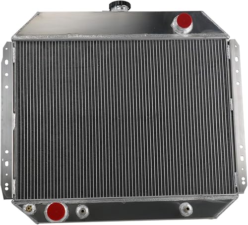 Miniatura 8 de DPI433 Radiador de aluminio para Ford F-Series F100 F150 F250 F350 Bronco Camioneta Pickup V8 Motor 3 filas Radiadores 67 68 69 70 71 72 73 74 75 76