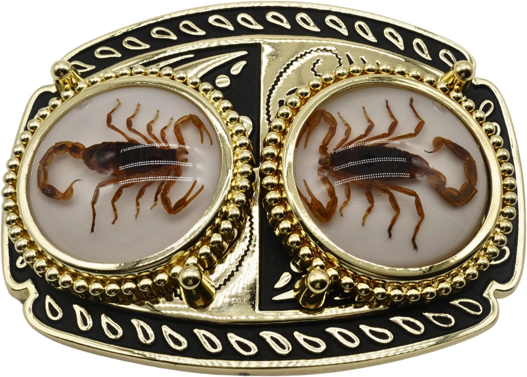 Handmade Western Belt Buckles for men women - Scorpion Belt Buckle - Rodeo Cowboy Belt Buckle - Fits Up to 2 Inch Belts