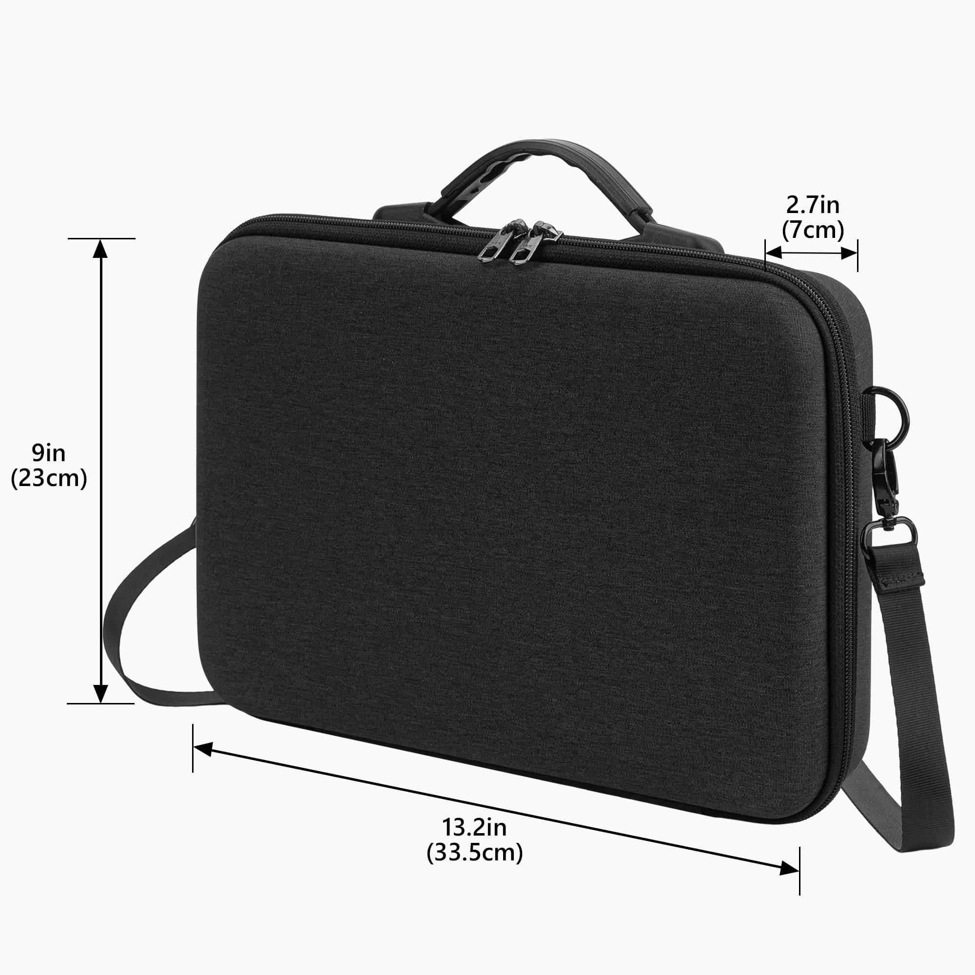 GEEKRIA Custodia rigida da viaggio compatibile con Akai Professional MPC Sample Portable Groovebox, borsa da trasporto per sampler audio (grigio scuro)