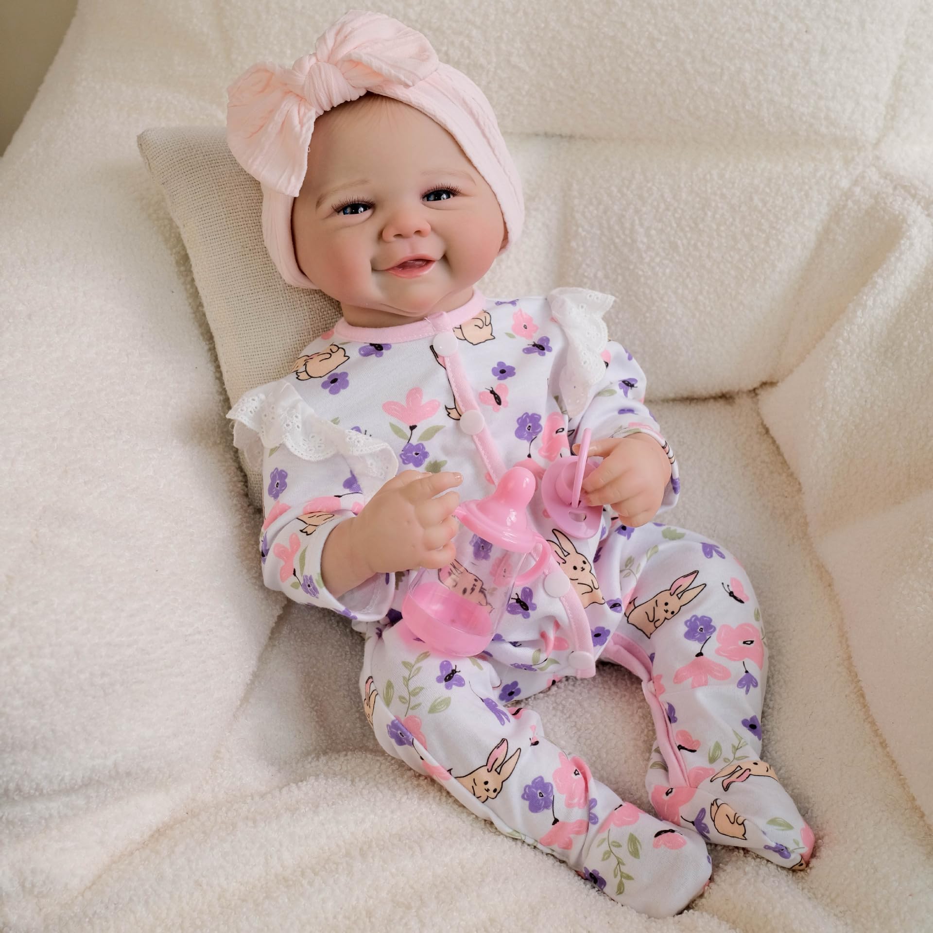 ★新品★リボーンドール フルボディー 天使の笑顔のベビーちゃん❷45cm 女の子 Amazon | Angelbaby リボーンベビードール シリコン 全身 女の子 19
