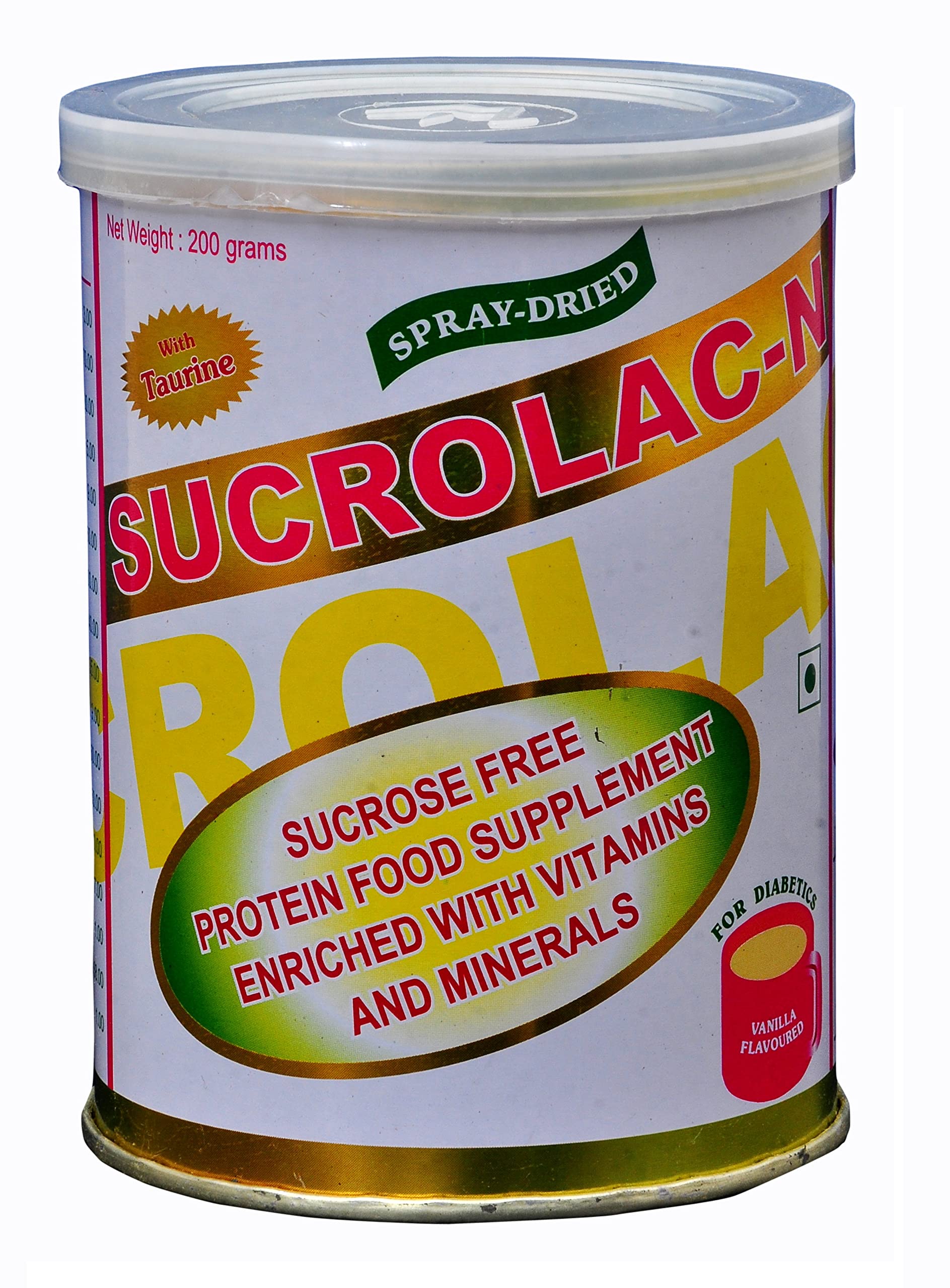 SUCROLAC-N - PROVIDES A COMPLETE AND BALANCED NUTRITION FOR DIABETES - 200 Gms Tin (B0D421VWNJ) Amazon Price History, Amazon Price Tracker