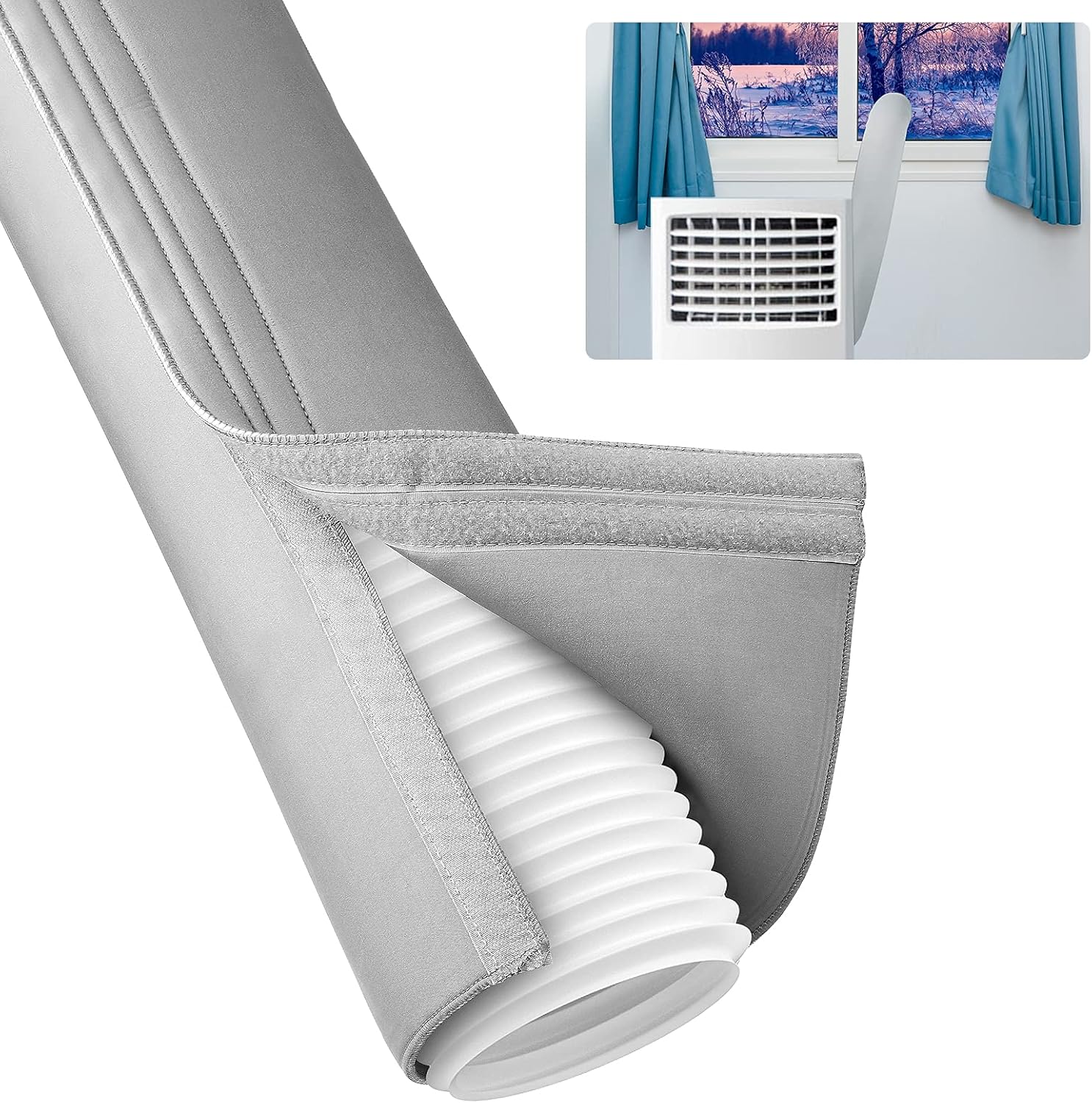 Portable Air Conditioner Hose Cover Wrap Insulated AC Hose