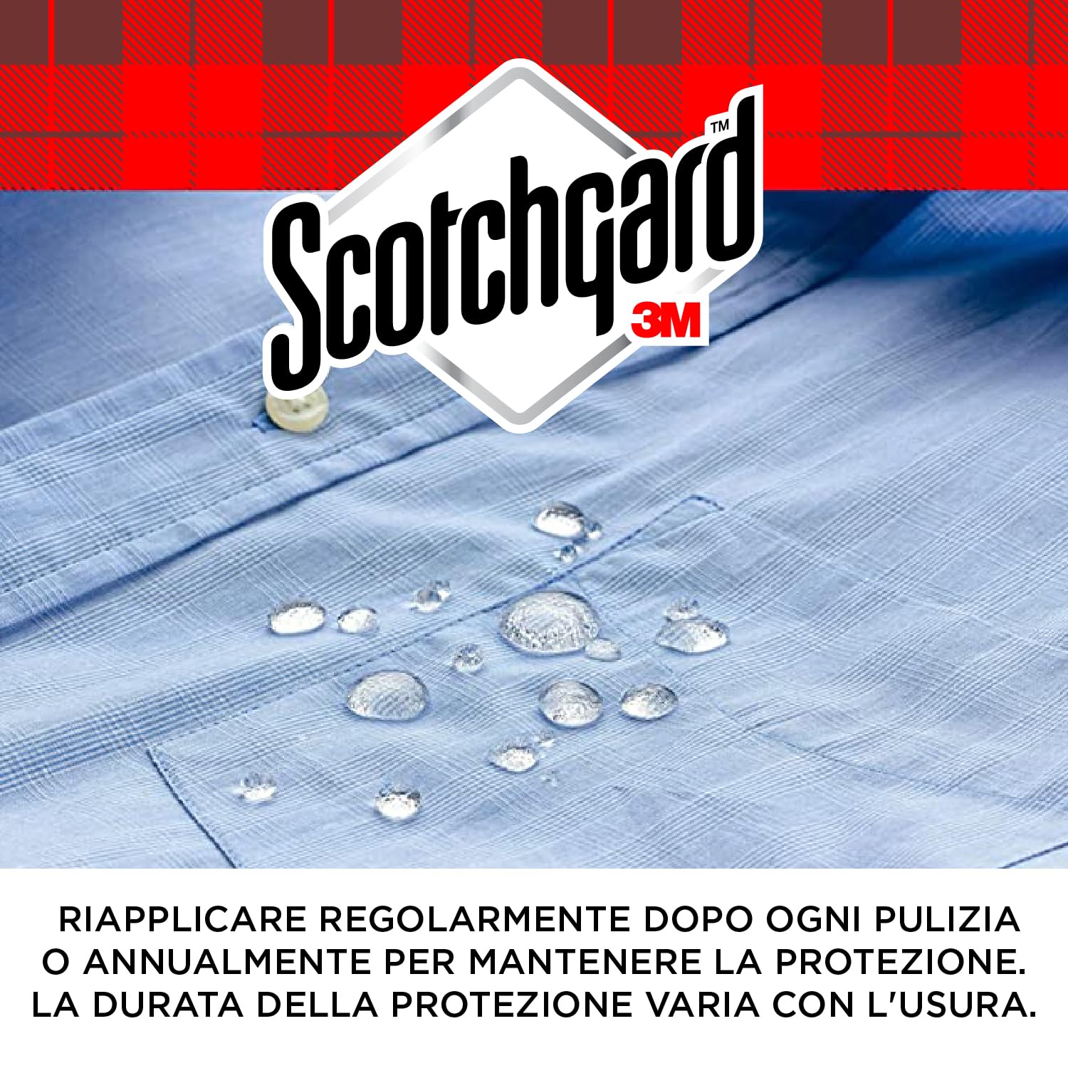 Scotchgard Spray Idrorepellente per Tessuti, 2x400 ml - Ottimo per Tappezzeria, Divani, Cuscini, Tovaglie e Abbigliamento