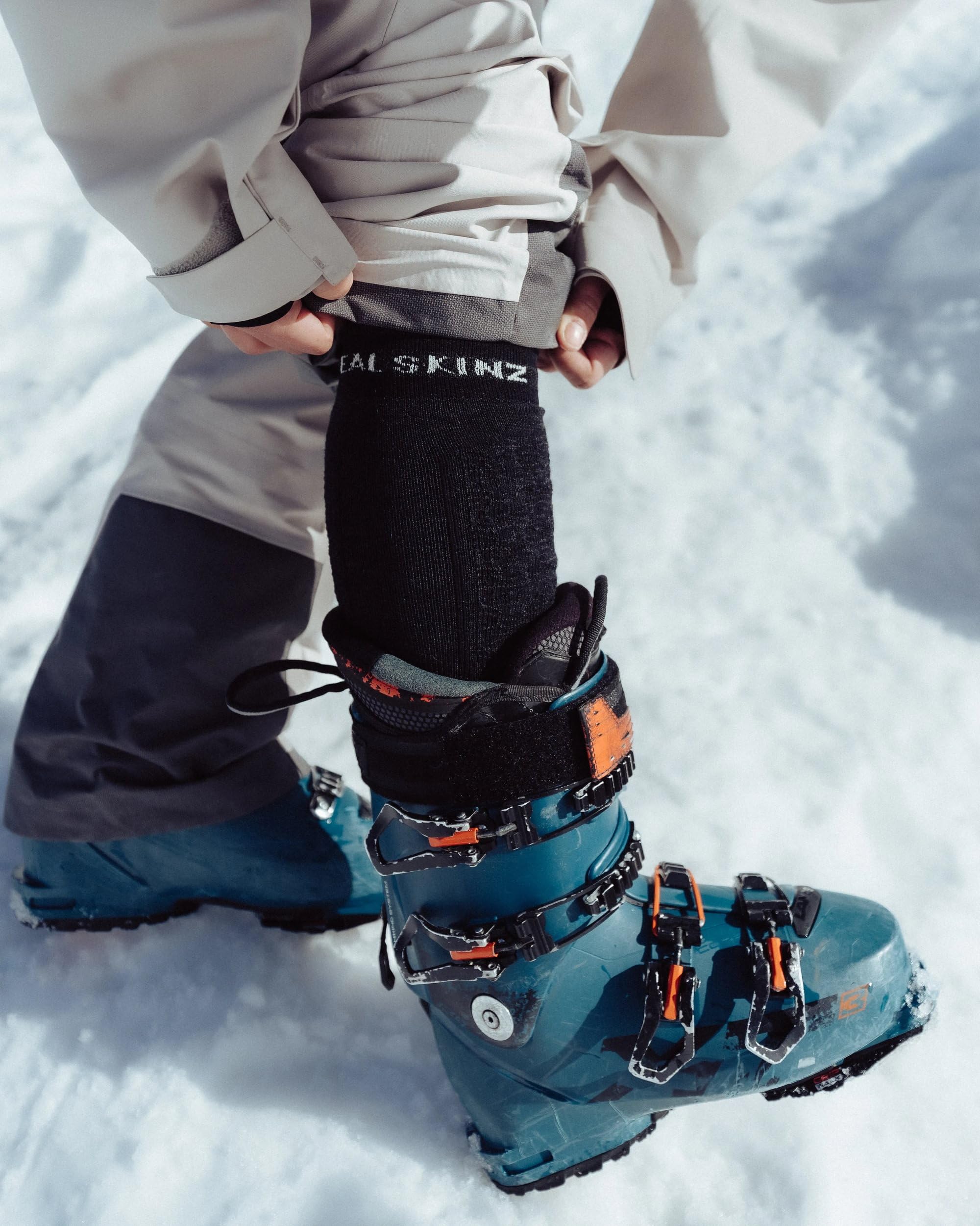 SEALSKINZ Northwold Solo Knee Length Thermal Ski Sock Northwold Solo - Calze termiche da sci, lunghezza al ginocchio Unisex - Adulto (Pacco da 1)