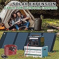 Vista 9 de Oududianzi Cable de extensión solar de 30 pies 10 AWG, cable solar, cable fotovoltaico de cobre estañado calibre 10, cables de panel solar